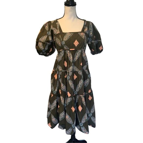 Ulla Johnson Print Dress Size 2 - Picture 4 of 12
